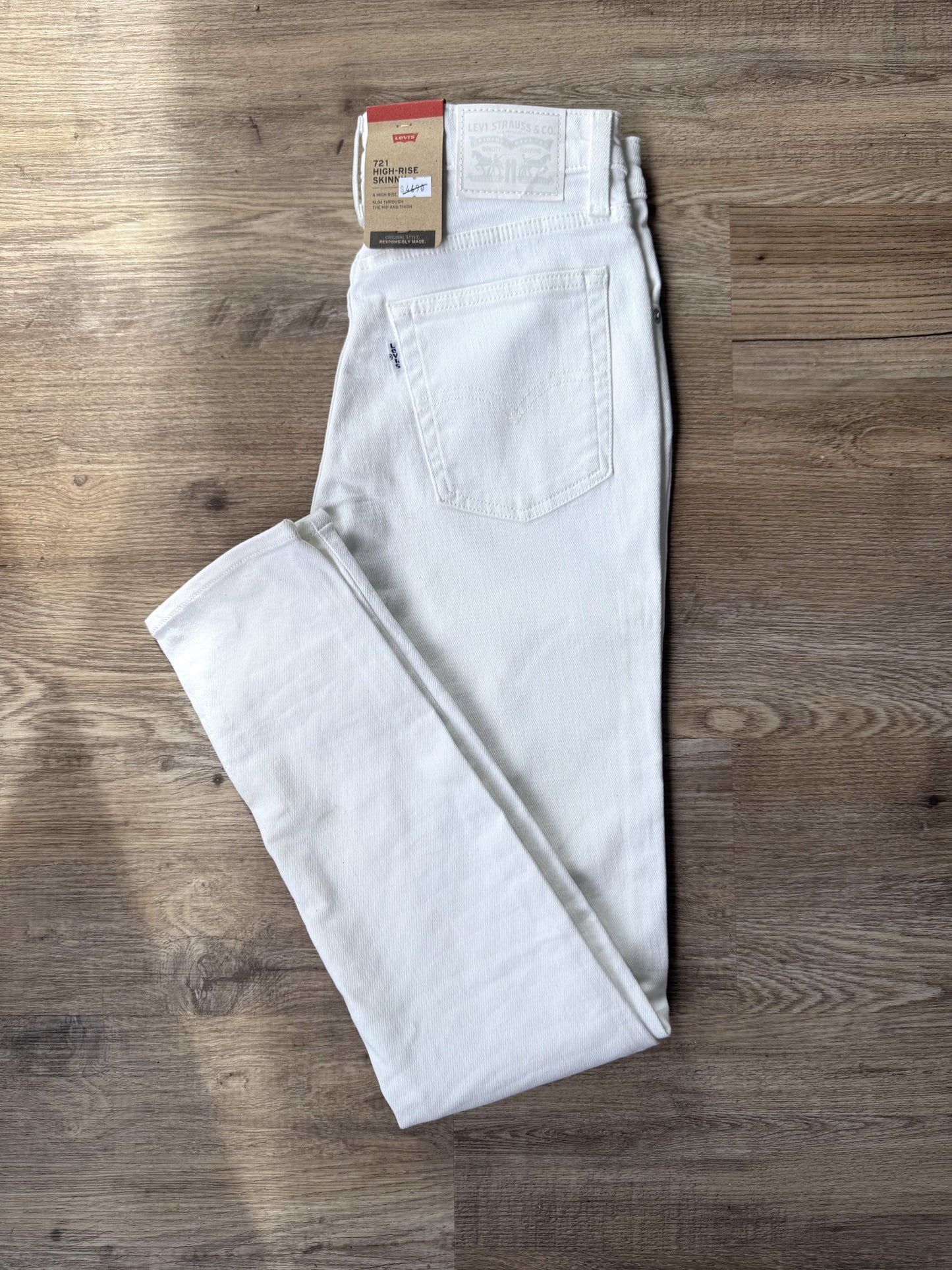 Jean Levi’s 721 blanco