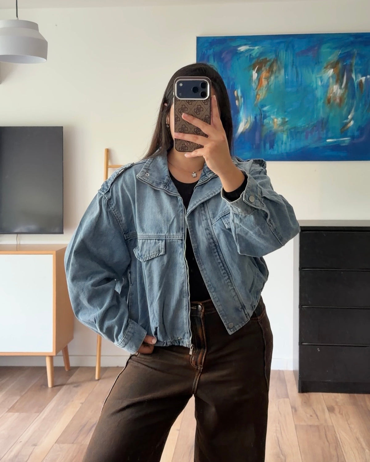 Bomber de jean
