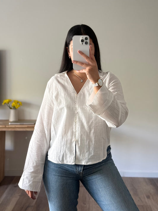 Blusa Greta blanca
