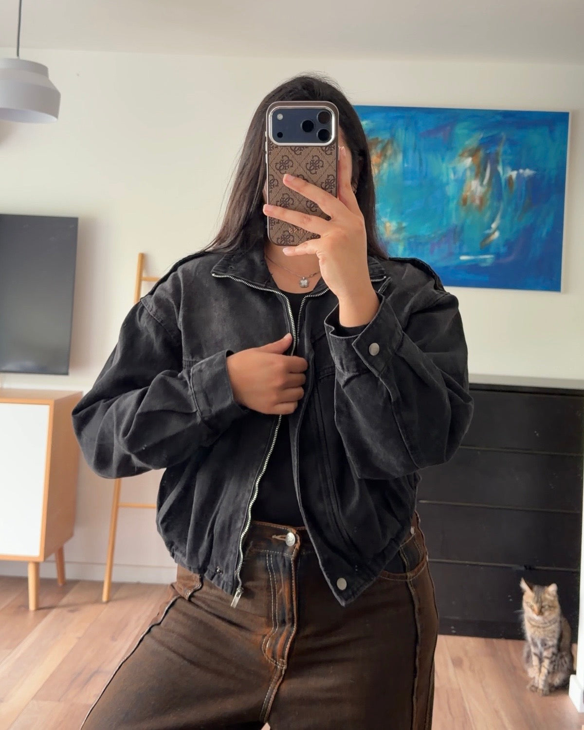 Bomber de jean