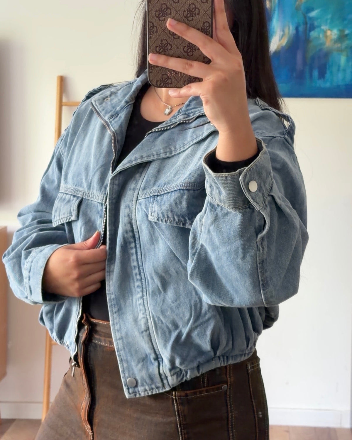 Bomber de jean