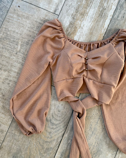 Blusa crop
