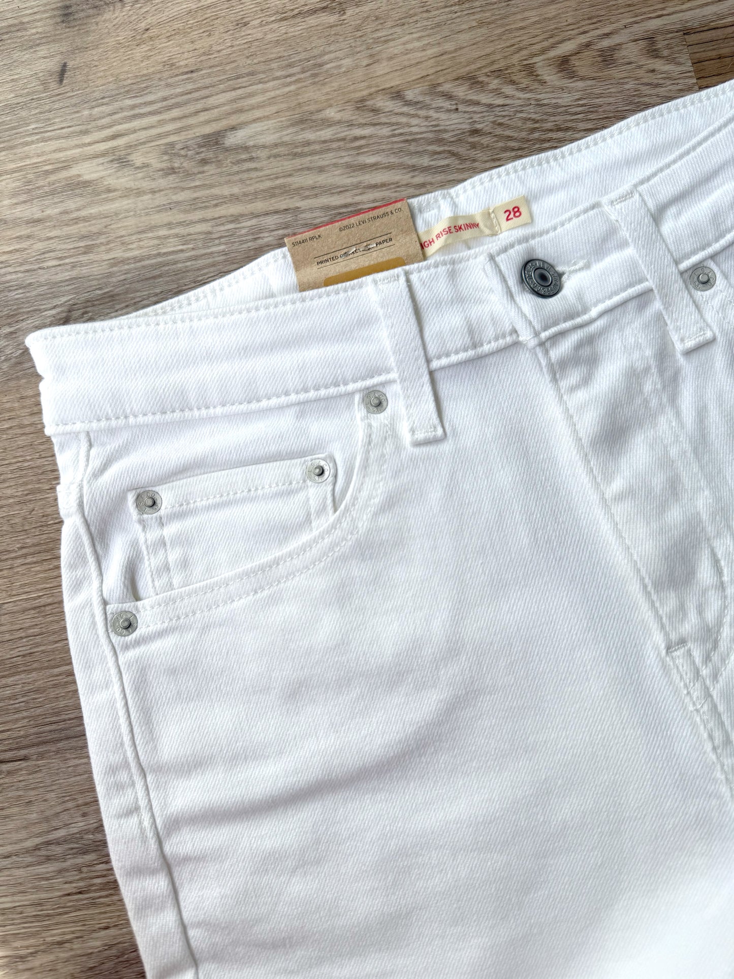 Jean Levi’s 721 blanco