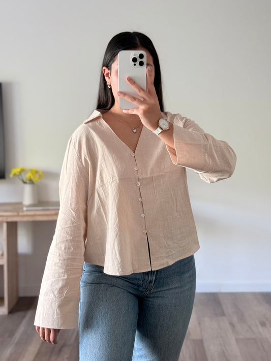 Blusa Greta beige